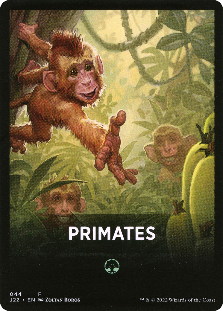 Primates Theme Card [Jumpstart 2022 Front Cards] | Total Play