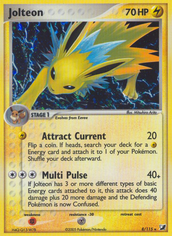 Jolteon (8/115) [EX: Unseen Forces] | Total Play