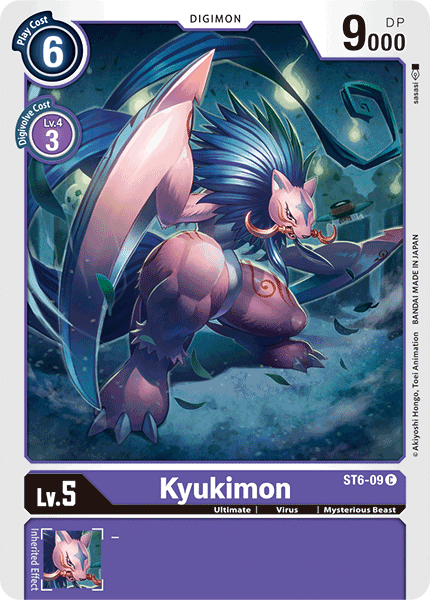 Kyukimon [ST6-09] [Starter Deck: Venomous Violet] | Total Play