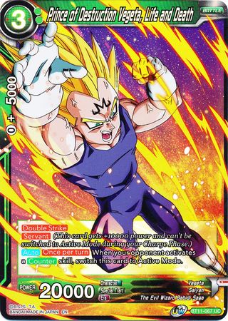 Prince of Destruction Vegeta, Life and Death (BT11-067) [Vermilion Bloodline 2nd Edition] | Total Play