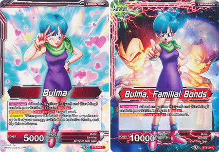 Bulma // Bulma, Familial Bonds (BT8-001) [Malicious Machinations] | Total Play