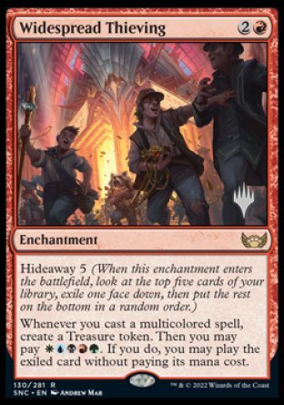 Widespread Thieving (Promo Pack) [Streets of New Capenna Promos] | Total Play