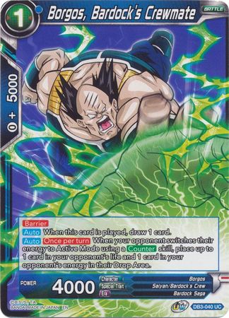 Borgos, Bardock's Crewmate (DB3-040) [Giant Force] | Total Play