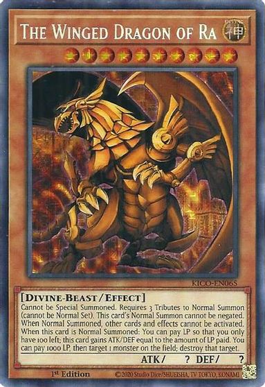 The Winged Dragon of Ra [KICO-EN065] Secret Pharaoh's Rare | Total Play