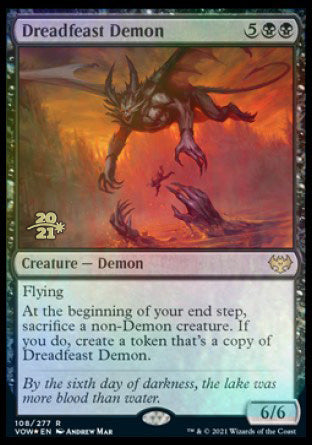 Dreadfeast Demon [Innistrad: Crimson Vow Prerelease Promos] | Total Play