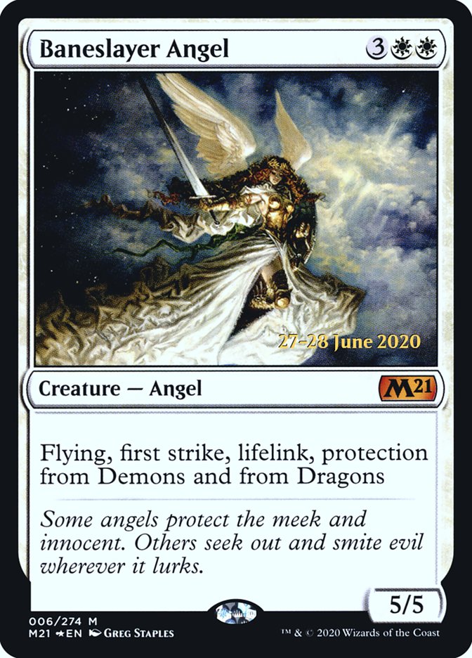 Baneslayer Angel [Core Set 2021 Prerelease Promos] | Total Play