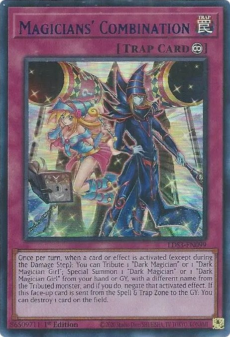 Magicians' Combination (Blue) [LDS3-EN099] Ultra Rare | Total Play