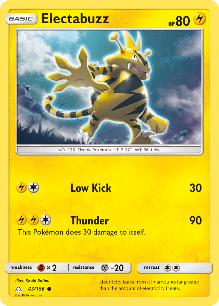 Electabuzz (43/156) [Sun & Moon: Ultra Prism] | Total Play