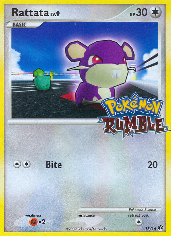 Rattata (15/16) [Pokémon Rumble] | Total Play