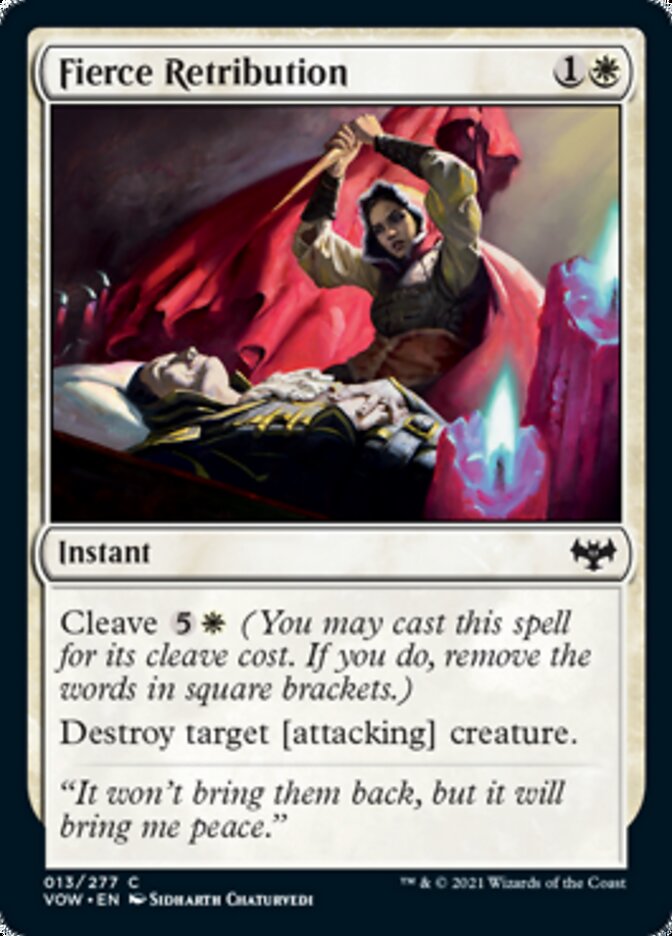 Fierce Retribution [Innistrad: Crimson Vow] | Total Play