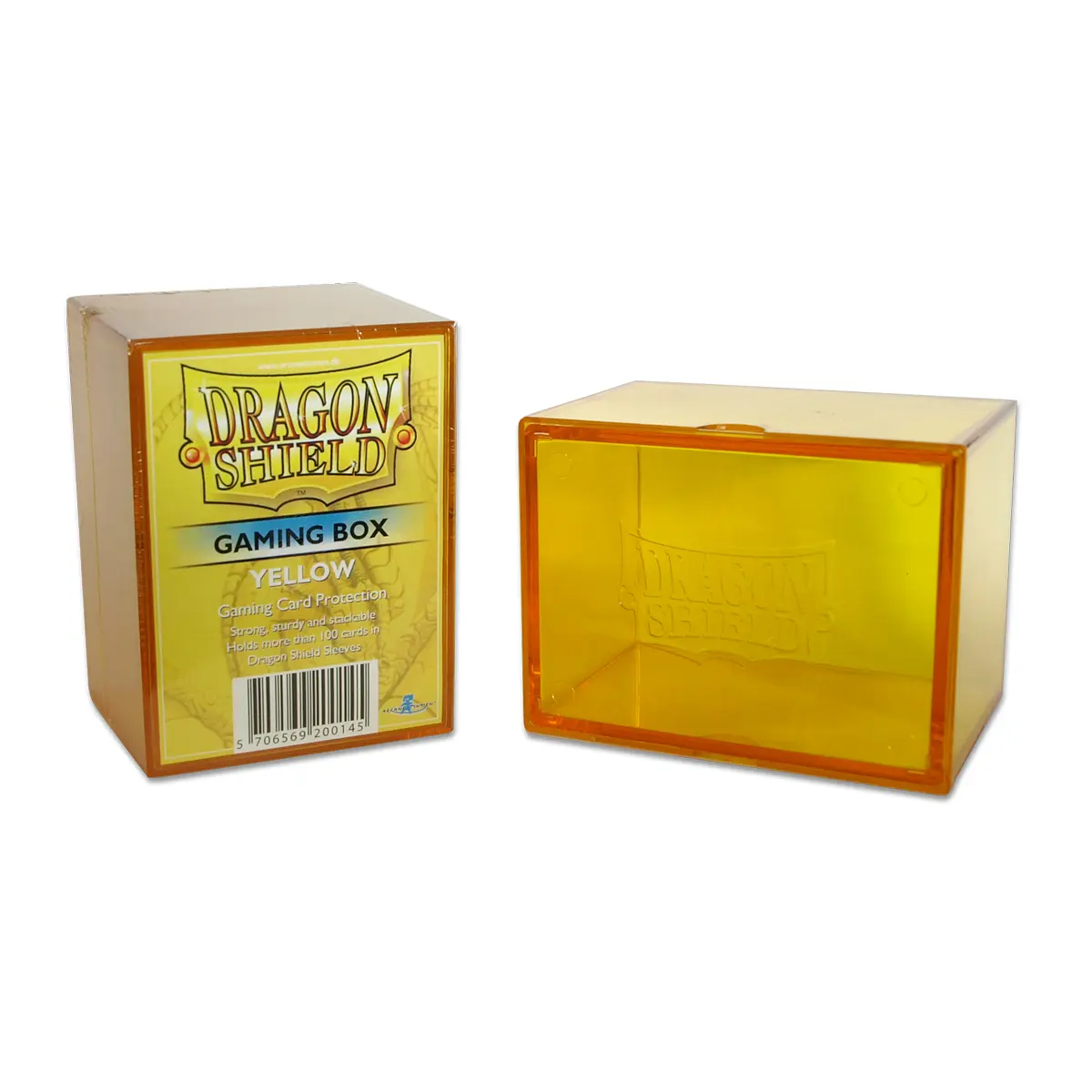 Dragon Shield: Strongbox - Yellow (Gaming Box) | Total Play