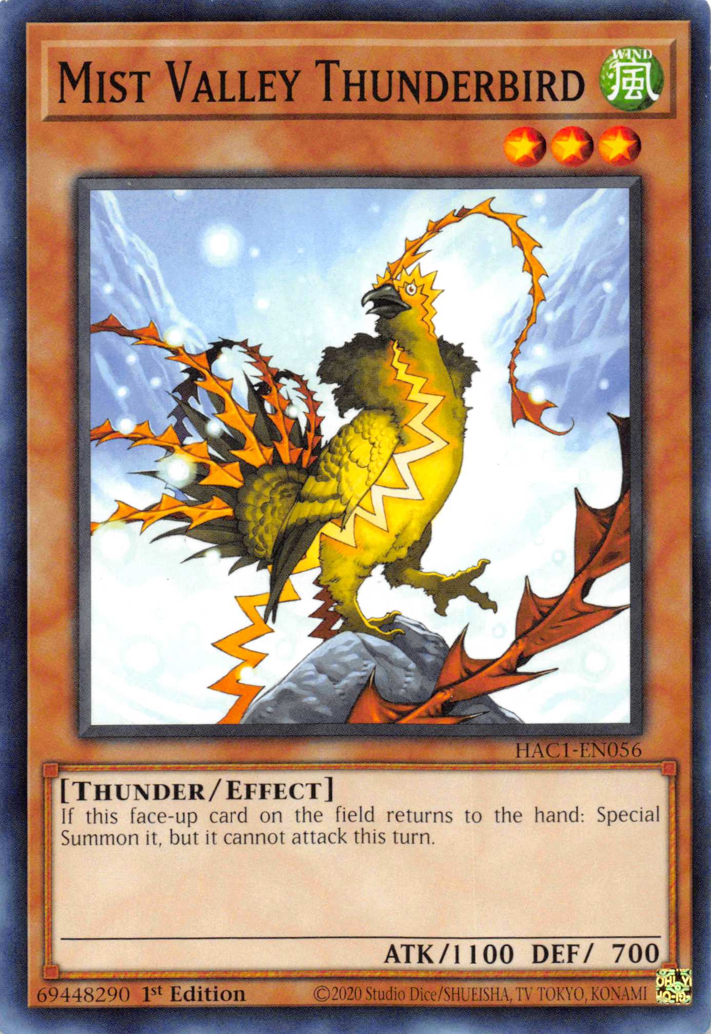 Mist Valley Thunderbird [HAC1-EN056] Common | Total Play