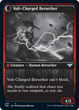 Voltaic Visionary // Volt-Charged Berserker [Innistrad: Double Feature] | Total Play