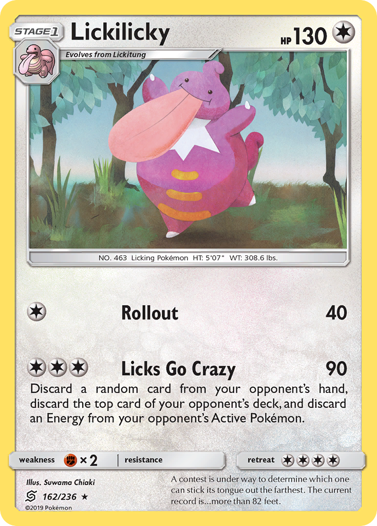 Lickilicky (162/236) [Sun & Moon: Unified Minds] | Total Play