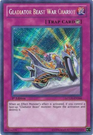 Gladiator Beast War Chariot [LCGX-EN266] Secret Rare | Total Play