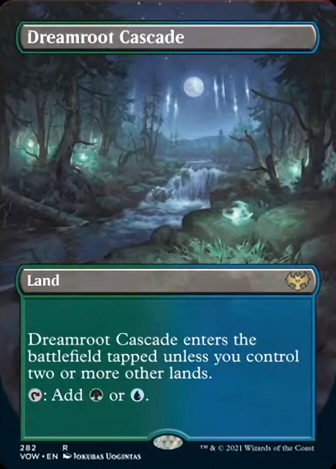 Dreamroot Cascade (Borderless Alternate Art) [Innistrad: Crimson Vow] | Total Play