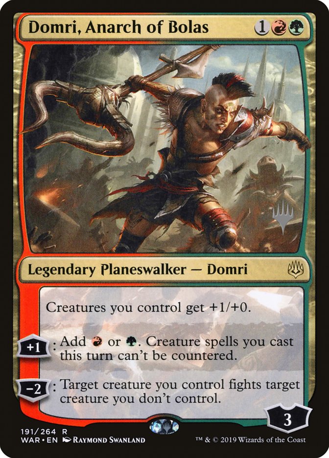 Domri, Anarch of Bolas (Promo Pack) [War of the Spark Promos] | Total Play