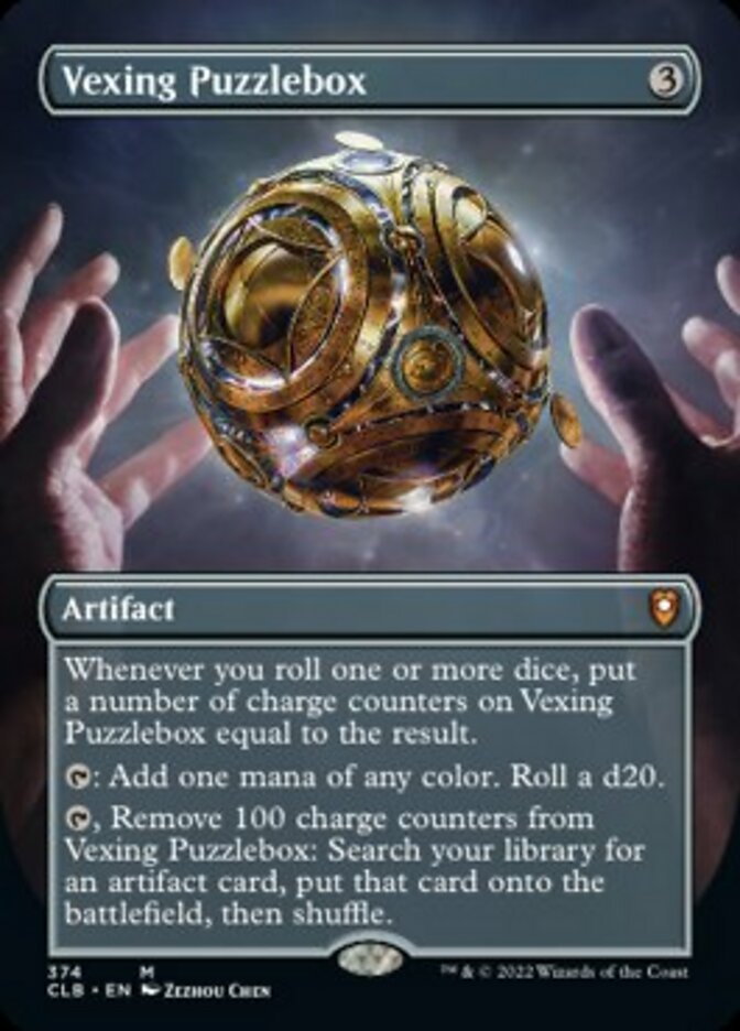 Vexing Puzzlebox (Borderless Alternate Art) [Commander Legends: Battle for Baldur's Gate] | Total Play