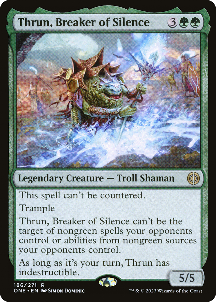 Thrun, Breaker of Silence [Phyrexia: All Will Be One Prerelease Promos] | Total Play