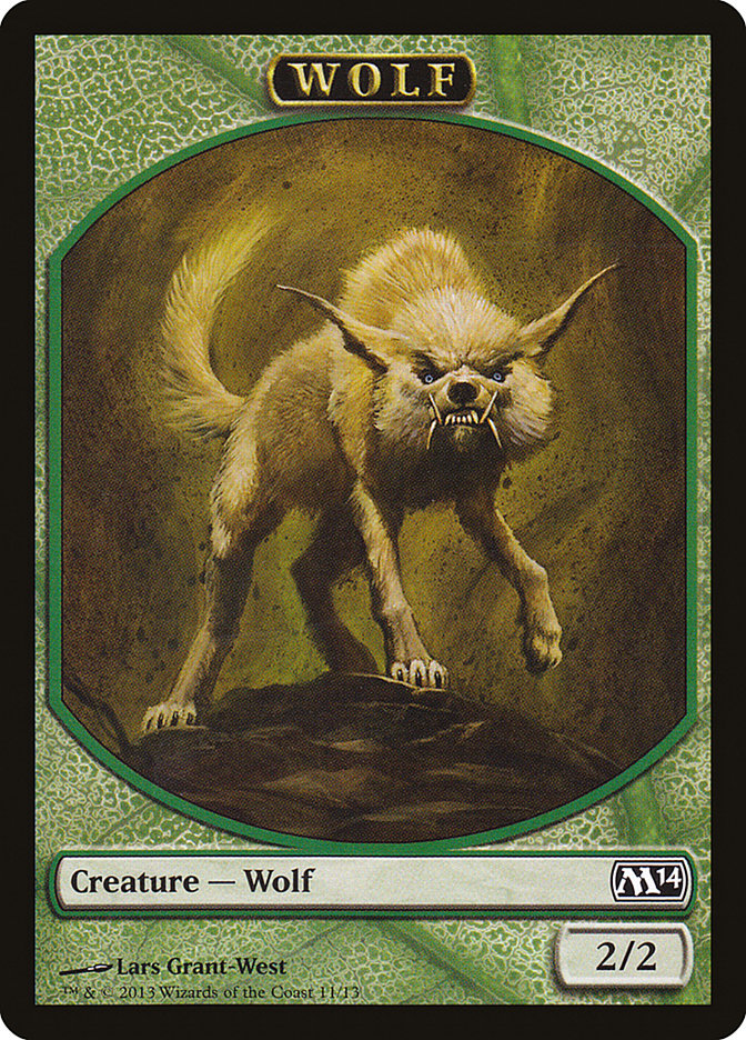 Wolf Token [Magic 2014 Tokens] | Total Play