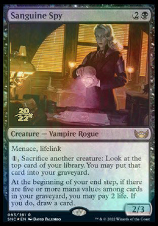 Sanguine Spy [Streets of New Capenna Prerelease Promos] | Total Play