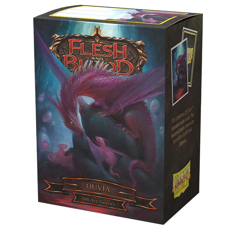 Dragon Shield: Standard 100ct Art Sleeves - Flesh and Blood (Ouvia) | Total Play