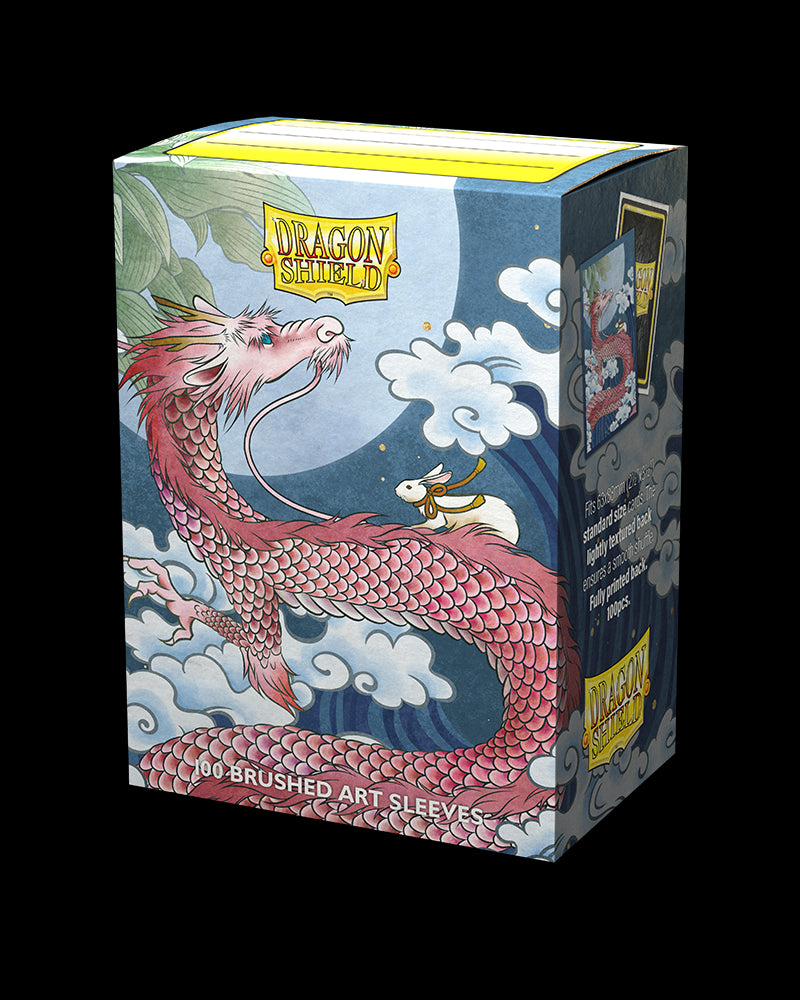 Dragon Shield: Standard 100ct Brushed Art Sleeves - Water Rabbit (2023) | Total Play