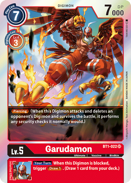 Garudamon [BT1-022] [Release Special Booster Ver.1.0] | Total Play
