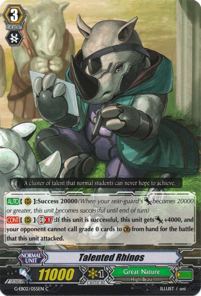 Talented Rhinos (G-EB02/055EN) [The AWAKENING ZOO] | Total Play