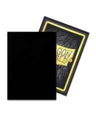 Dragon Shield: 100ct Outer Sleeves - Matte Black (Standard) | Total Play