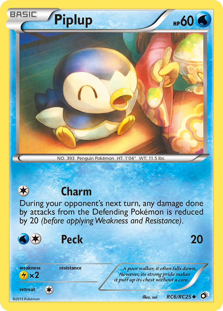 Piplup (RC6/RC25) [Black & White: Legendary Treasures] | Total Play