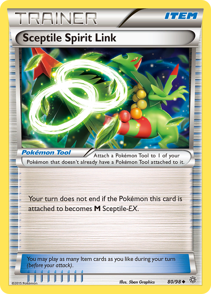 Sceptile Spirit Link (80/98) [XY: Ancient Origins] | Total Play