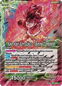 Son Goku // Kaio-Ken Son Goku, Training Complete (BT7-050_PR) [Assault of the Saiyans Prerelease Promos] | Total Play