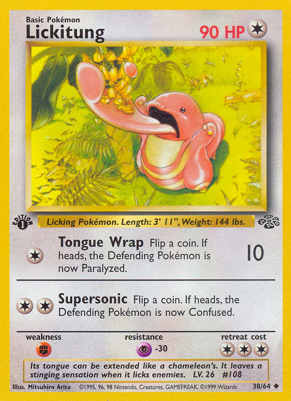 Lickitung (38/64) [Jungle 1st Edition] | Total Play