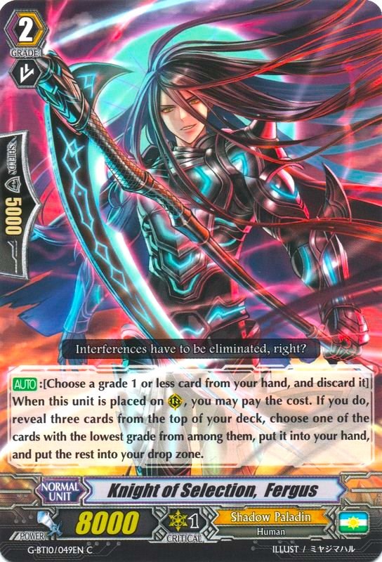 Knight of Selection, Fergus (G-BT10/049EN) [Raging Clash of the Blade Fangs] | Total Play