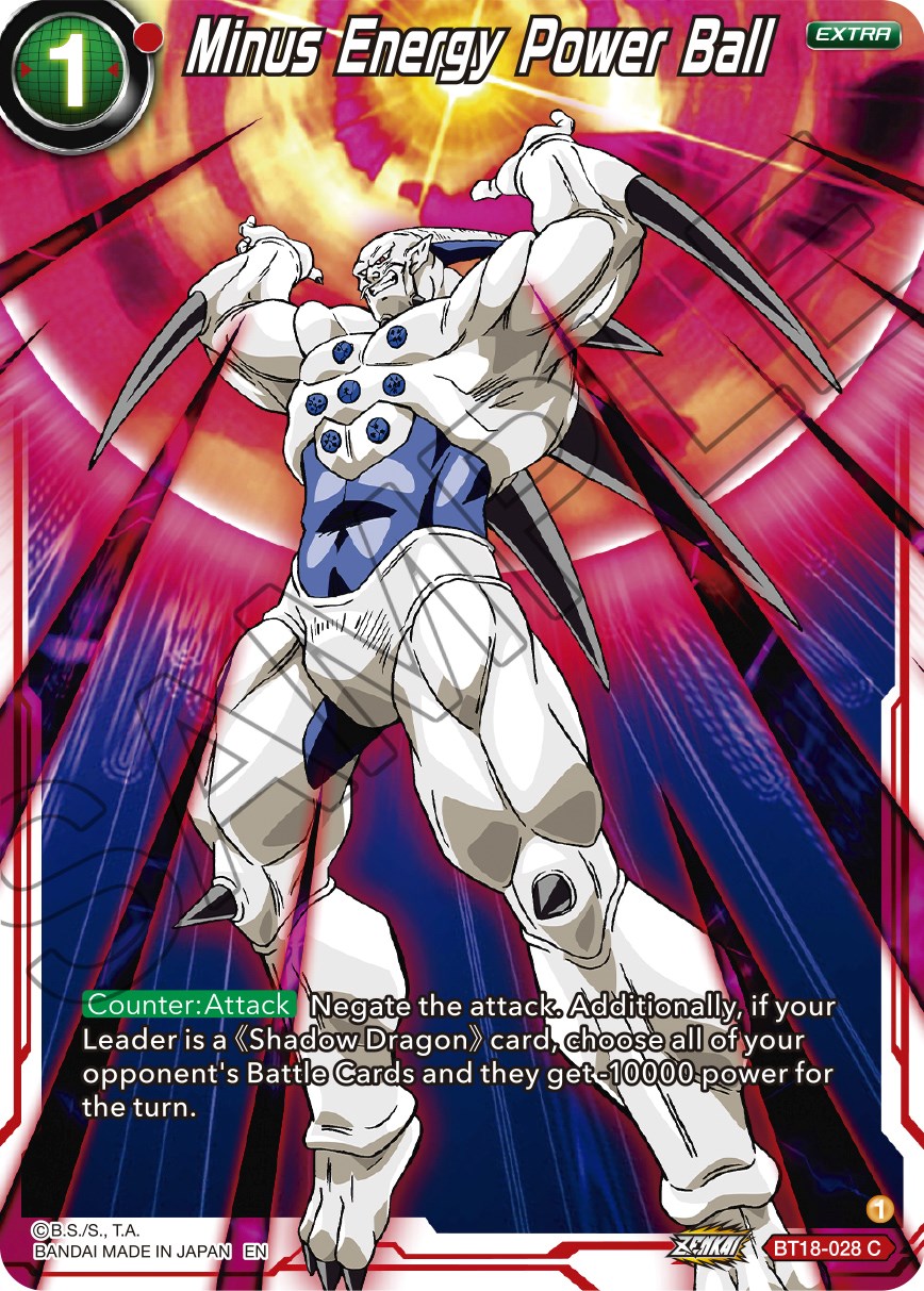 Minus Energy Power Ball (BT18-028) [Dawn of the Z-Legends] | Total Play