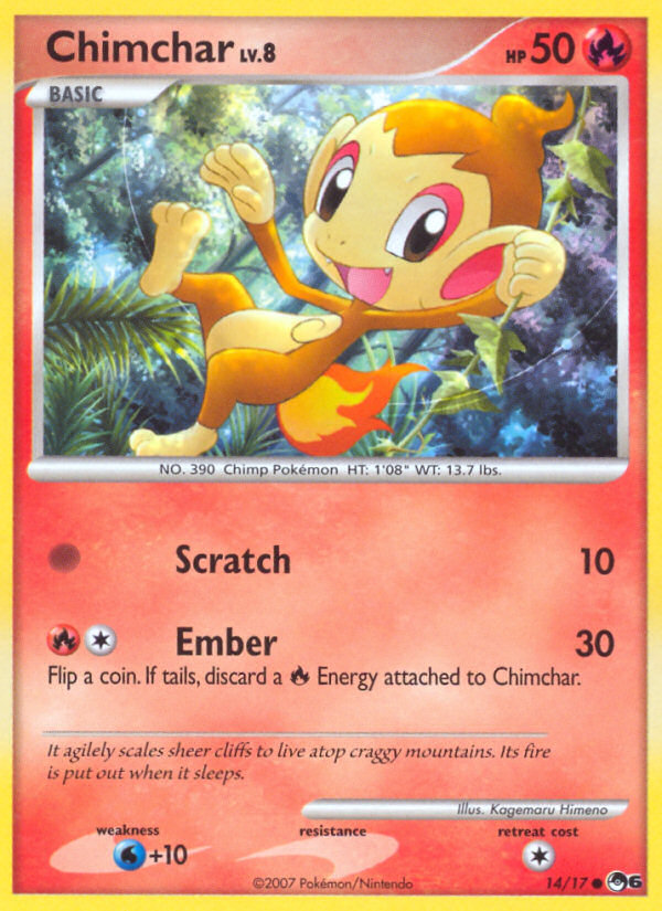 Chimchar (14/17) [POP Series 6] | Total Play