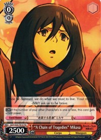 "A Chain of Tragedies" Mikasa (AOT/S35-TE14 TD) [Attack on Titan] | Total Play