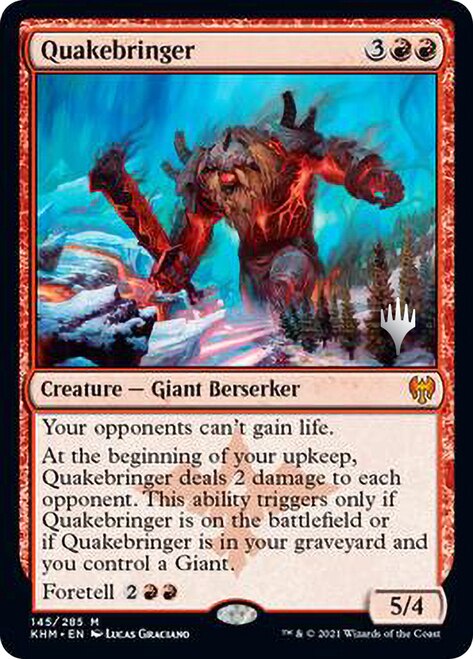 Quakebringer (Promo Pack) [Kaldheim Promos] | Total Play