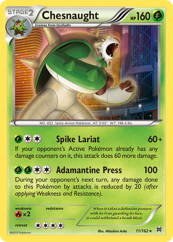 Chesnaught (11/162) [XY: BREAKthrough] | Total Play