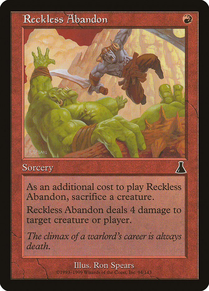 Reckless Abandon [Urza's Destiny] | Total Play