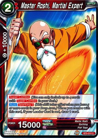 Master Roshi, Martial Expert (BT5-012) [Miraculous Revival] | Total Play