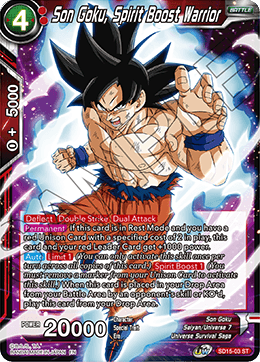 Son Goku, Spirit Boost Warrior (Starter Deck - Pride of the Saiyans) (SD15-03) [Cross Spirits] | Total Play