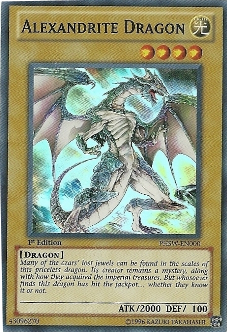Alexandrite Dragon [PHSW-EN000] Super Rare | Total Play