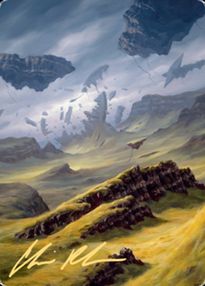 Plains 3 Art Card (Gold-Stamped Signature) [Zendikar Rising Art Series] | Total Play