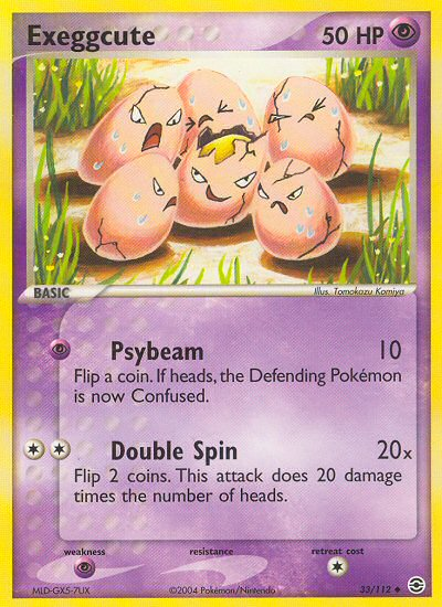 Exeggcute (33/112) [EX: FireRed & LeafGreen] | Total Play