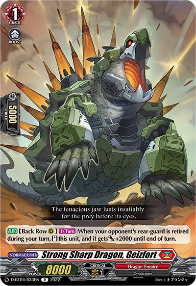 Strong Sharp Dragon, Geizfort (D-BT04/033EN) [Awakening of Chakrabarthi] | Total Play