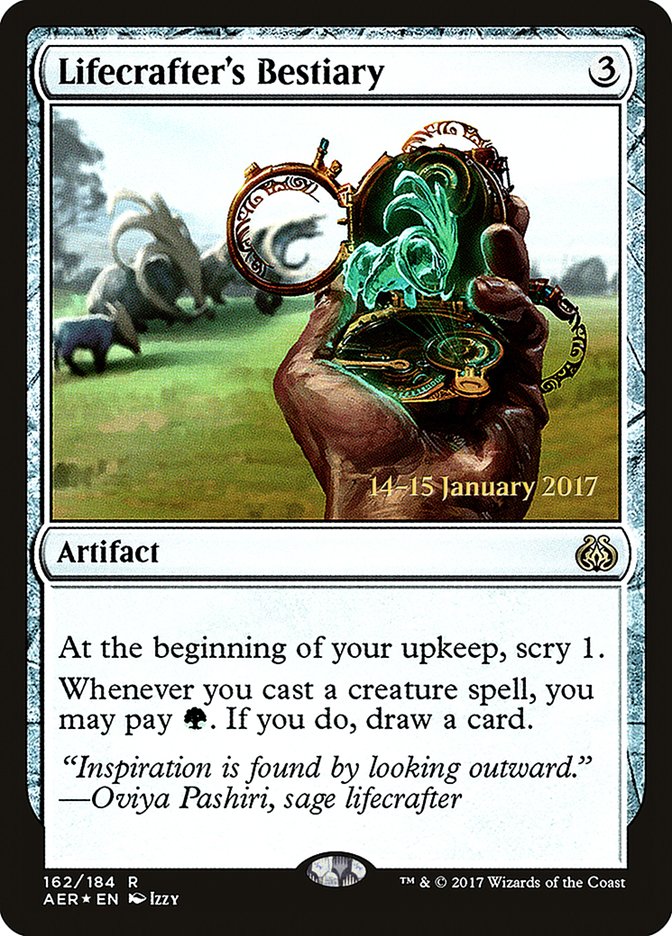 Lifecrafter's Bestiary [Aether Revolt Prerelease Promos] | Total Play