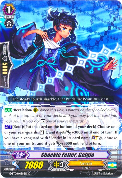 Shackle Fetter, Gelgja (G-BT08/059EN) [Absolute Judgment] | Total Play