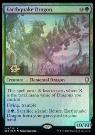 Earthquake Dragon [Commander Legends: Battle for Baldur's Gate Prerelease Promos] | Total Play